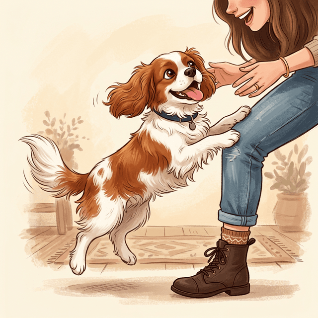 קפיצות - בעיית התנהגות אצל כלבים